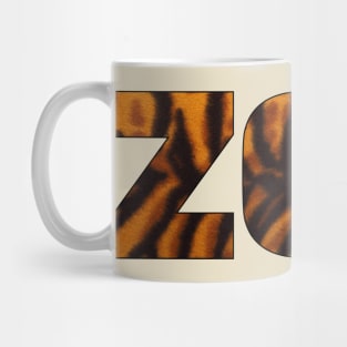 Zoo Tiger Pattern Mug